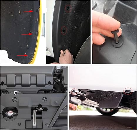 🔧100 PCS Car Clip Retainer Auto Fasteners Push Trim Bumper Plastic Rivets Clips Kit