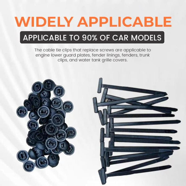 🚗50/100pcs Nylon Universal Cable Tie Buckle