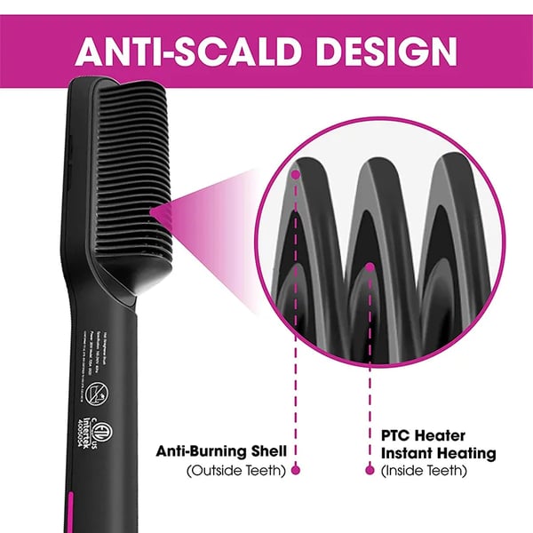 🔥BLACK FRIDAY SALE 49% OFF🔥 💇‍♀Negative Ion Hair Straightener Styling Comb