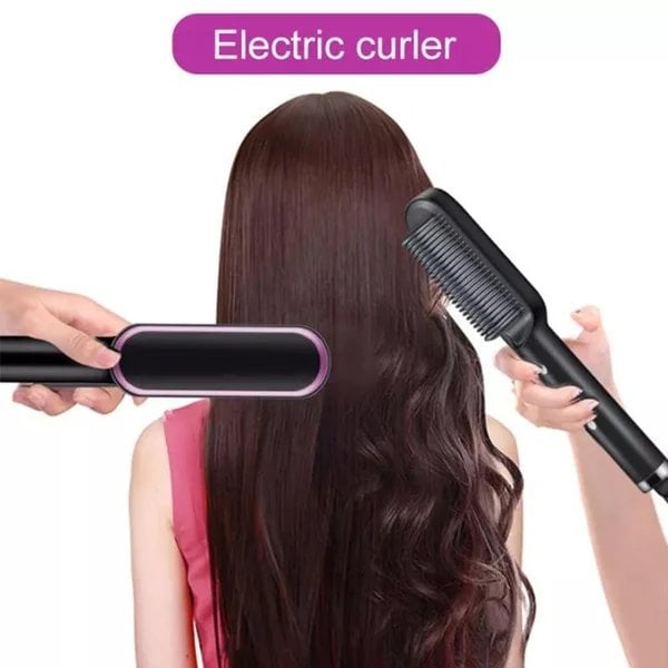 Last Day 50% OFF -🔥New Hair Straightener Brush🔥