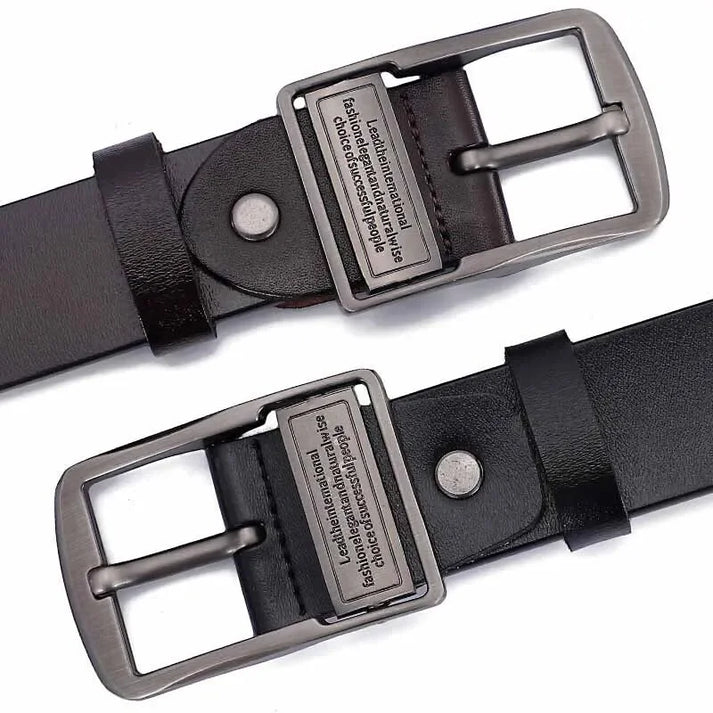 🎉 Men's Business Leather Belt 👔✨ Classic & Sophisticated Style!