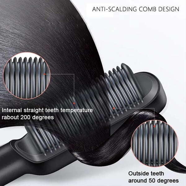 🔥BLACK FRIDAY SALE 49% OFF🔥 💇‍♀Negative Ion Hair Straightener Styling Comb