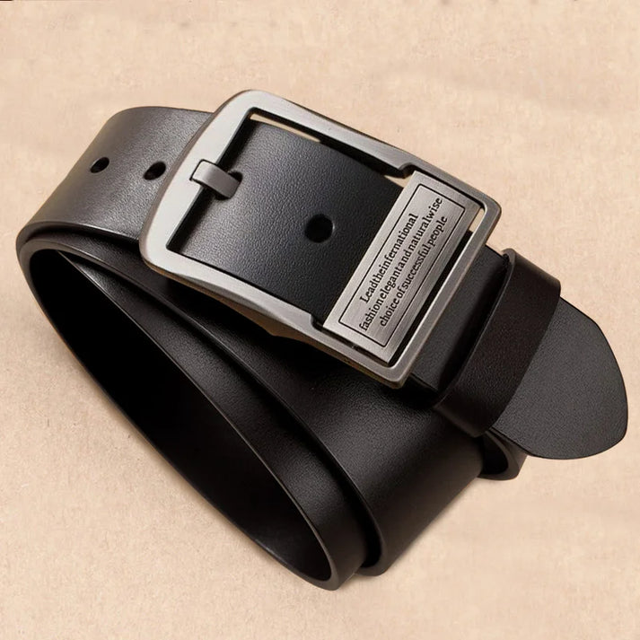 🎉 Men's Business Leather Belt 👔✨ Classic & Sophisticated Style!