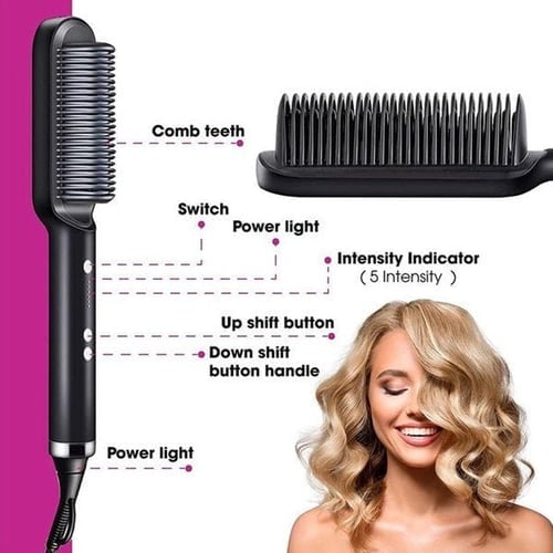 🔥BLACK FRIDAY SALE 49% OFF🔥 💇‍♀Negative Ion Hair Straightener Styling Comb