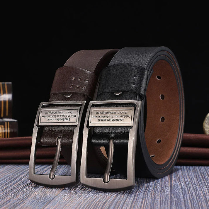 🎉 Men's Business Leather Belt 👔✨ Classic & Sophisticated Style!