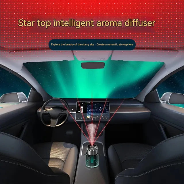 Smart Car Aromatherapy Machine with Starry Sky Light