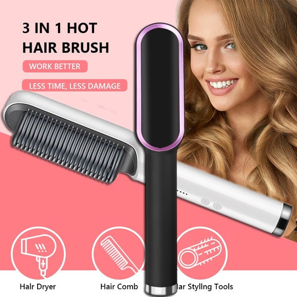 🔥BLACK FRIDAY SALE 49% OFF🔥 💇‍♀Negative Ion Hair Straightener Styling Comb