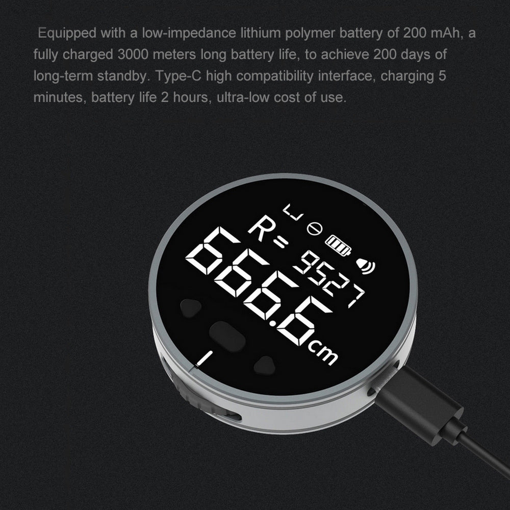 Electronic HD LCD distance measurement tool